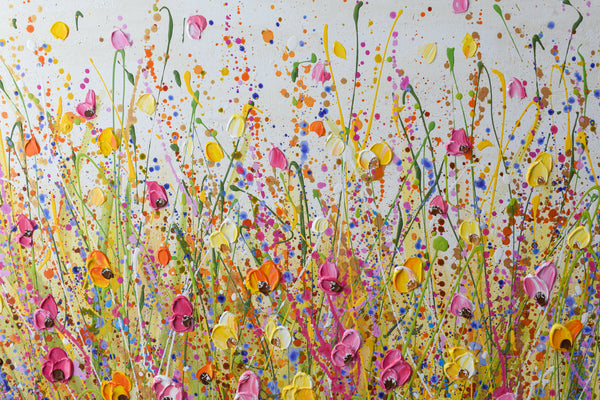 Bright Yellow Meadow, 24"x36"