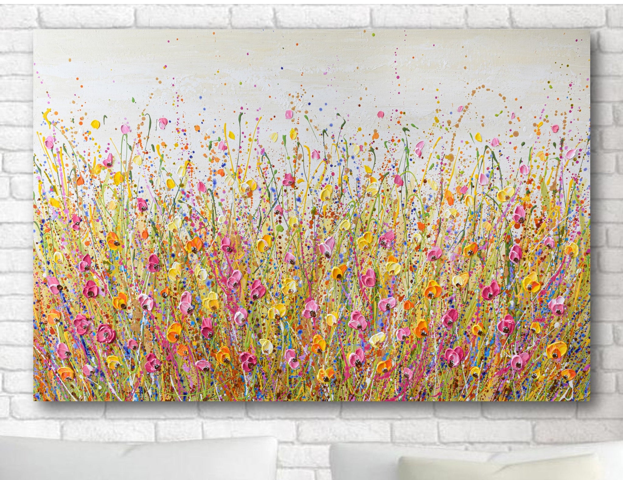 flowery meadow painting