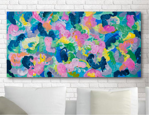 Original Abstract Artwork Acrylic Painting on stretched canvas ~ 11x14” ~